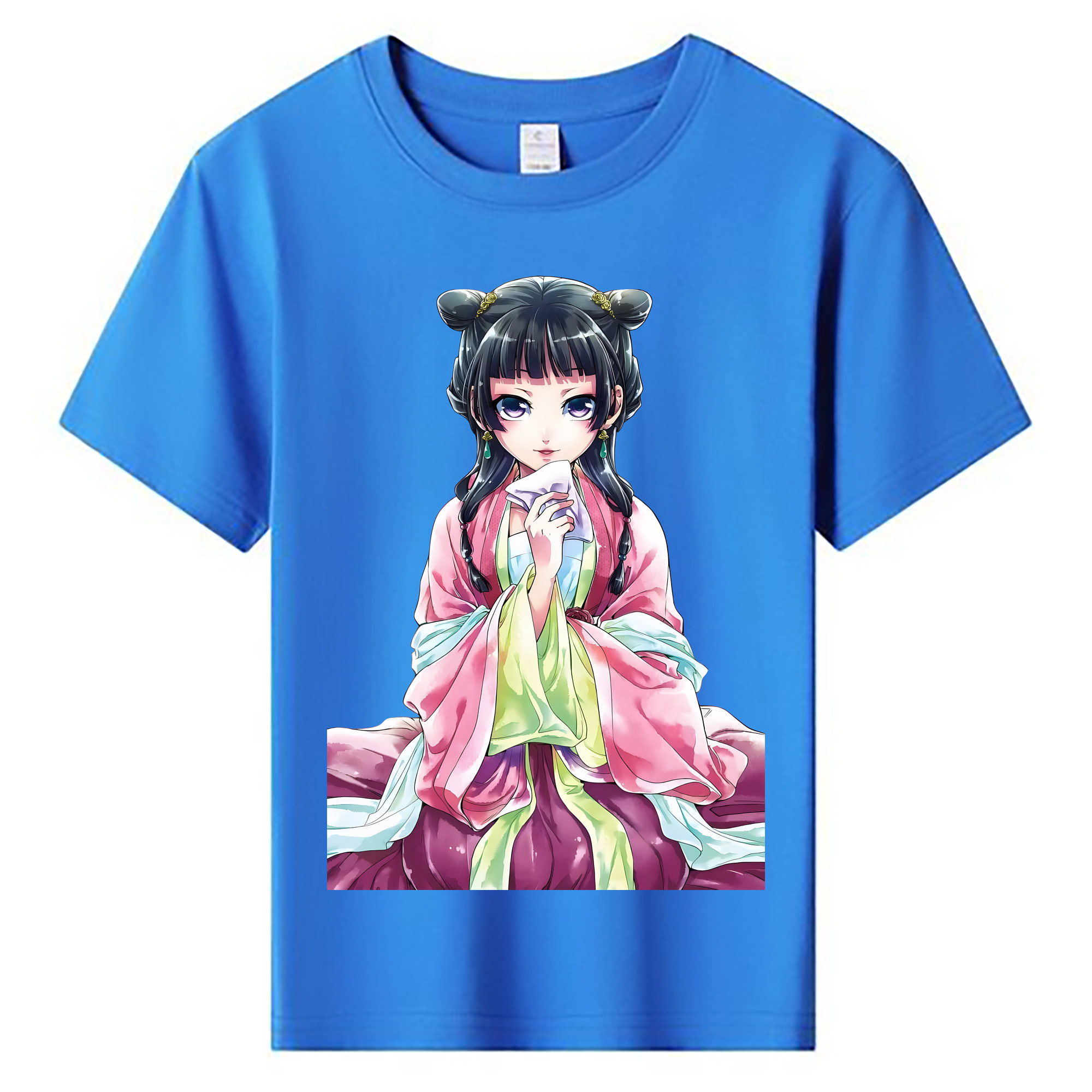 （画像用） 薬屋のひとりごと The Apothecary Diaries 綿100％キッズTシャツ（フロントプリント）
